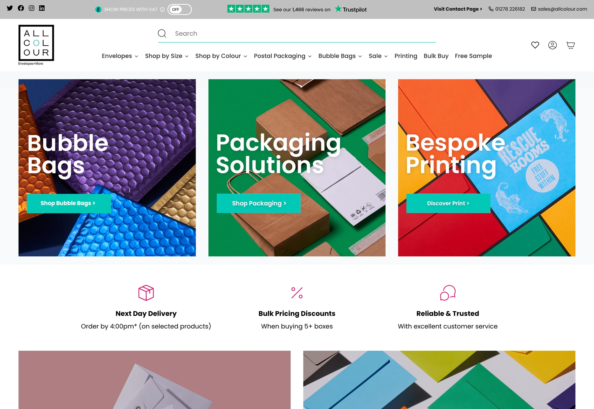 All Colour Envelopes